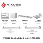 Bộ phụ kiện phòng tắm 6 món VK6M5
